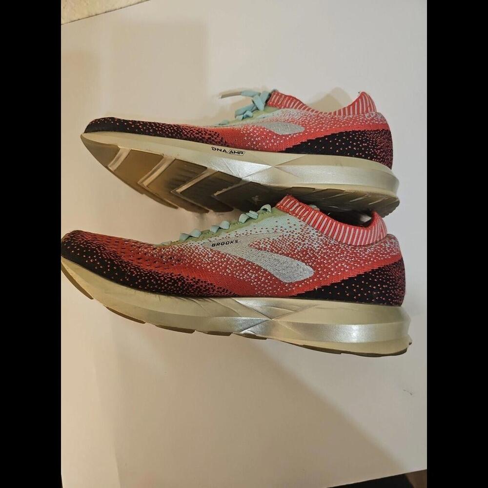 Brooks Shoes Adult Sz 9.5 Pink Pistachio Running Levitate  Outdoor Sneaker Women